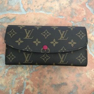 Louis Vuitton Emilie Fushia Wallet